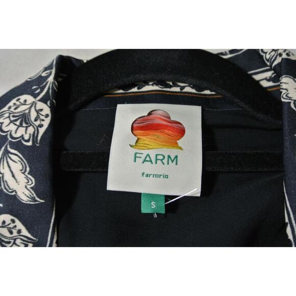 NEW, Farm Rio Roccoco Floral Minidress in Multicolor Sz S #MD1233 - Picture 6 of 8